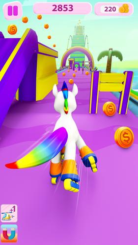 Unicorn Kingdom: Running Games स्क्रीनशॉट 0