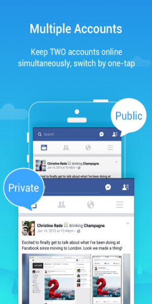 Parallel Space Pro - app clone স্ক্রিনশট 1