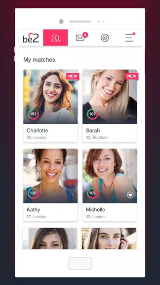 Schermata be2 – Matchmaking for singles 1