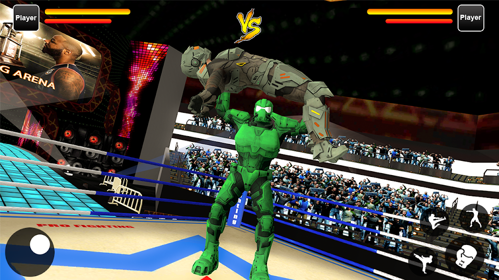 Robot Ring Fighting Real Robot VS Superhero Robot Captura de tela 2