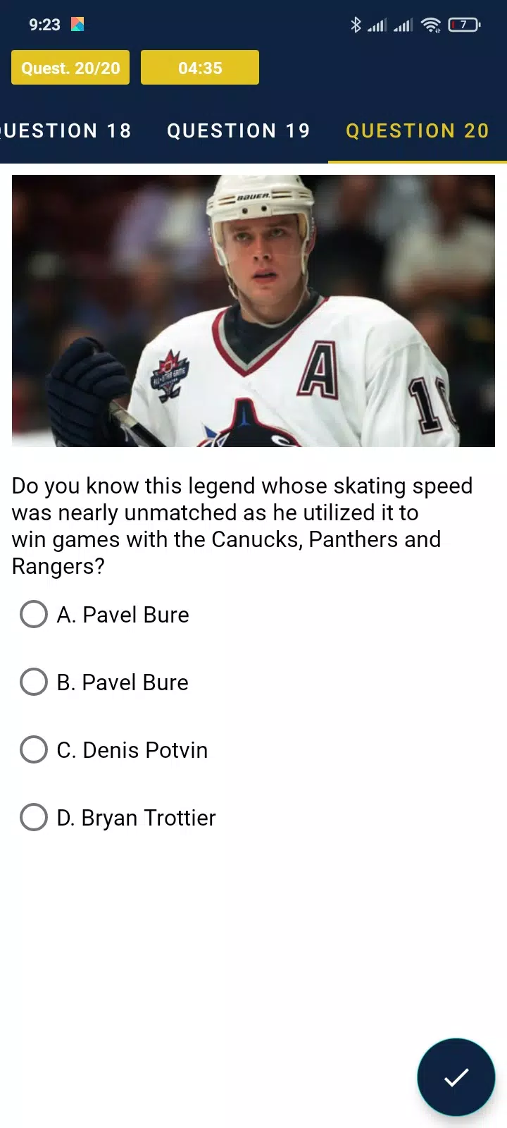 Trivia Game For NHL Addict! Tangkapan skrin 2