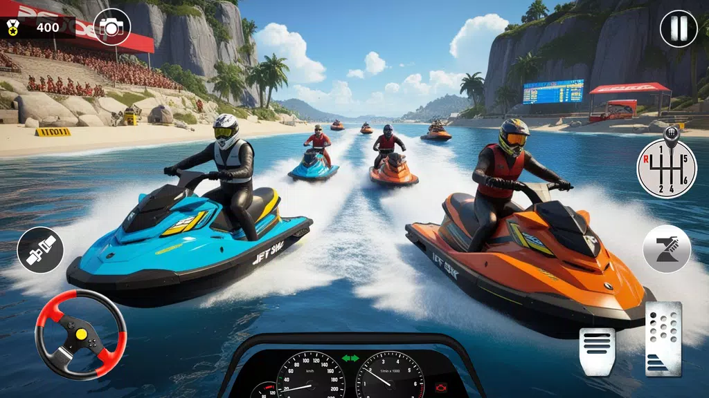 Super Jet Ski 3D Offline Game ဖန်သားပြင်ဓာတ်ပုံ 2