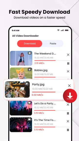 Video Downloader App - Mesh Schermafbeelding 2