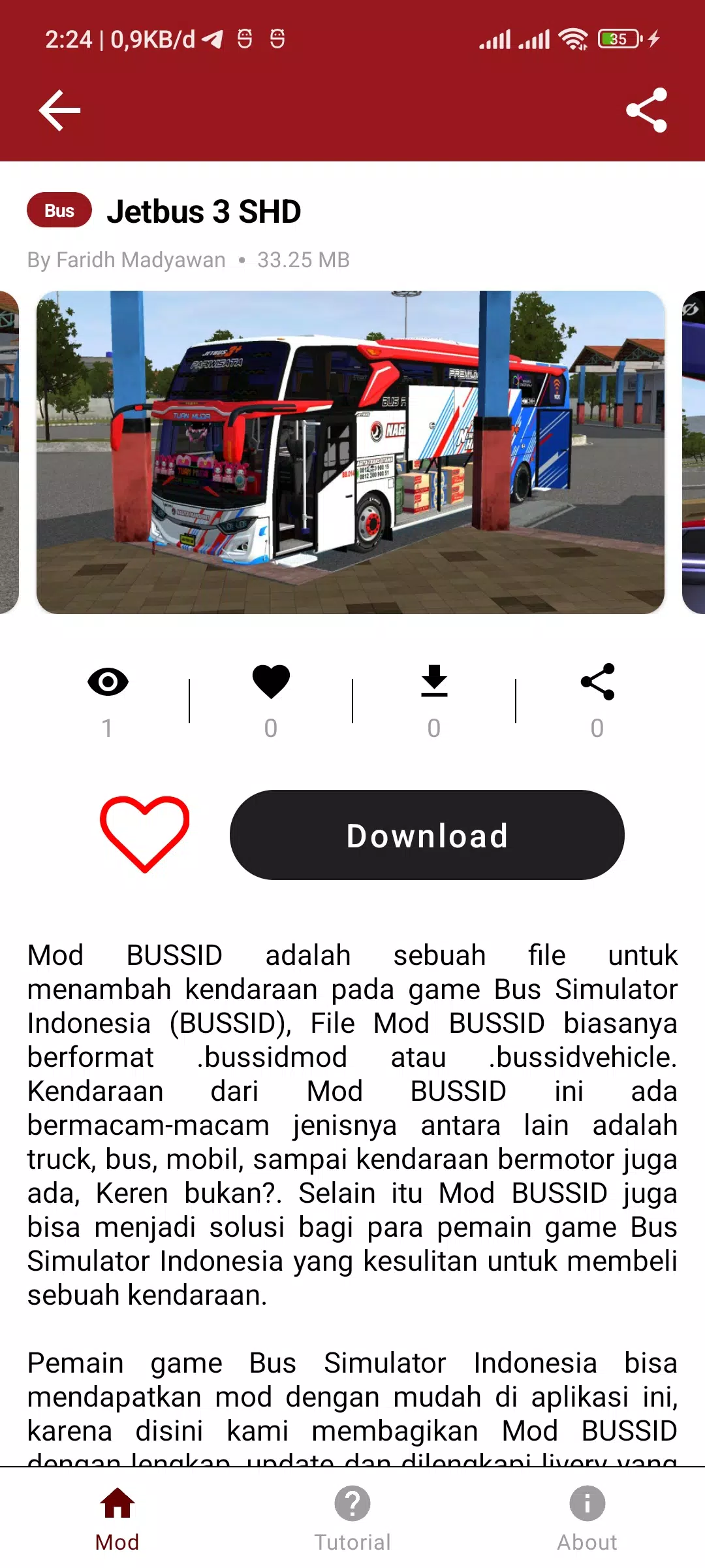 Mod Bus Simulator Basuri Ảnh chụp màn hình 3