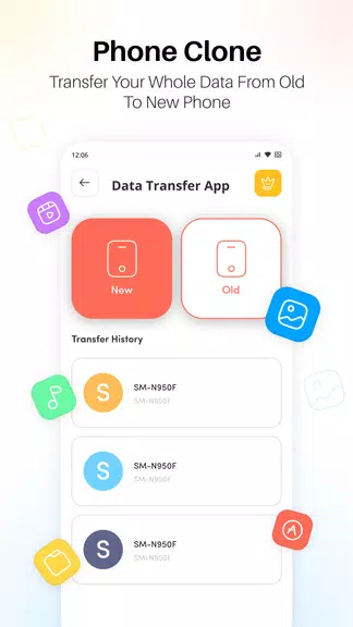 Smart Phone Transfer:Copy Data Ekran Görüntüsü 2