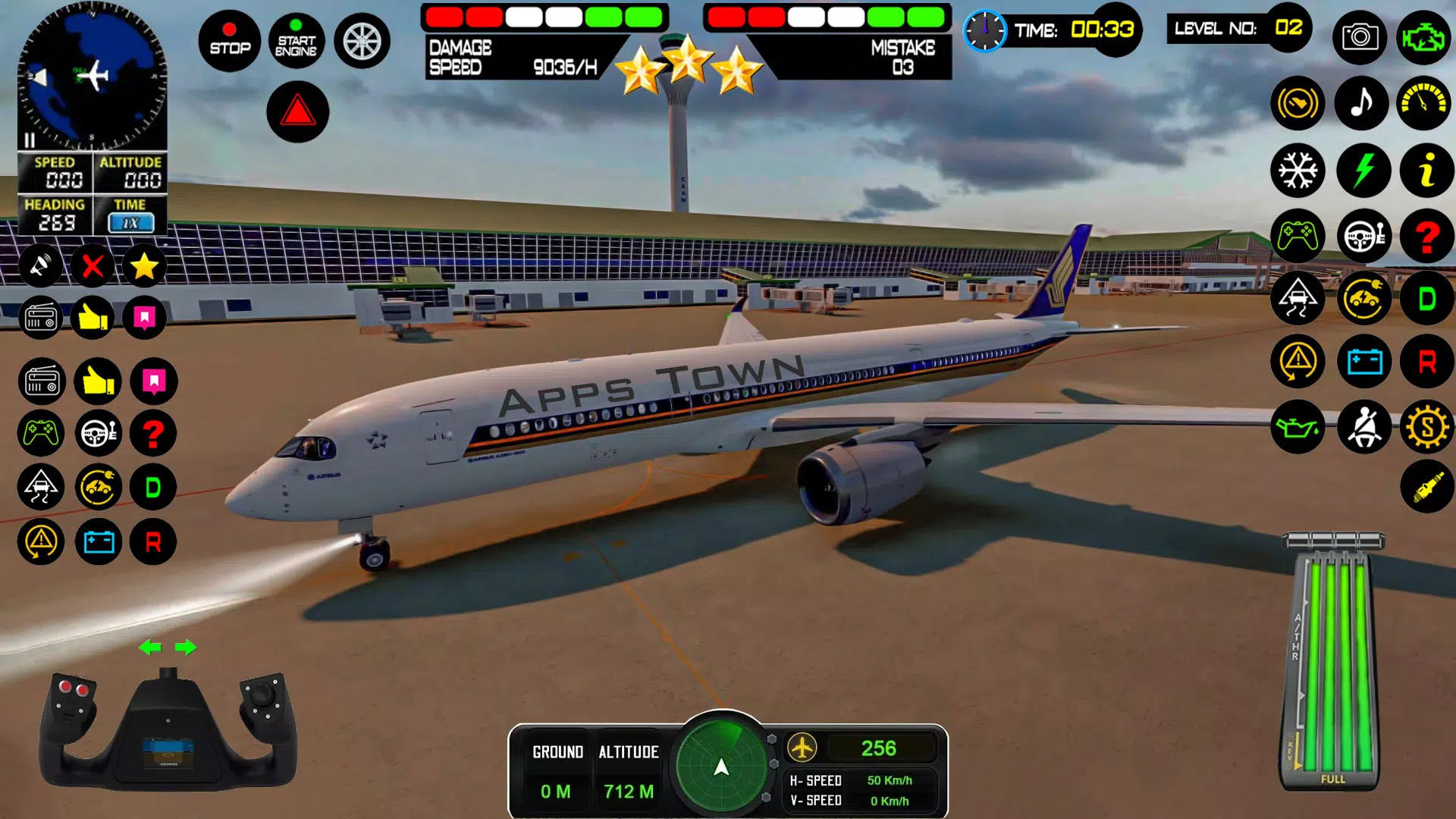 Flight Simulator Pilot Game 3D ဖန်သားပြင်ဓာတ်ပုံ 2