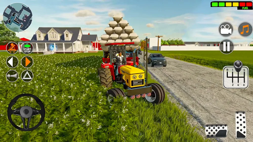 Cargo Tractor Farming Game 3D Скриншот 1