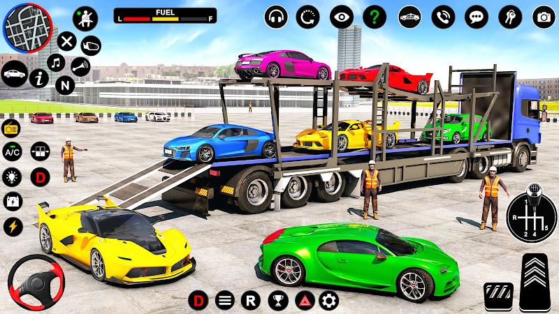 Car Transport Truck Games Скриншот 0