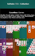 550+ Card Games Solitaire Pack Tangkapan skrin 1