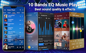 Music Player - Equalizer & MP3 Ảnh chụp màn hình 2