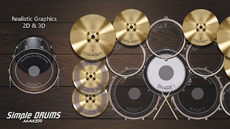 Drums Maker: Drum simulator Schermafbeelding 1