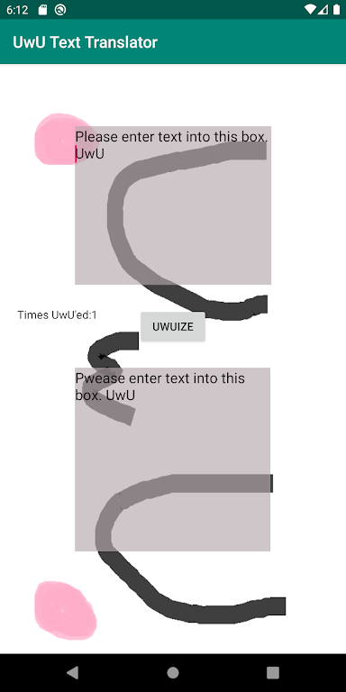 UwU Text Translator Schermafbeelding 1