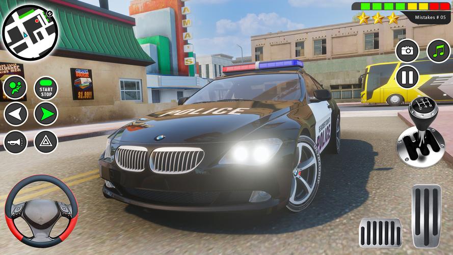 Super Police Car Parking 3D Ekran Görüntüsü 1