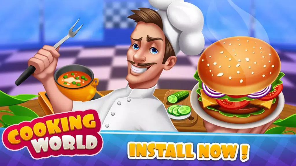 Cooking World - Food Fever & Restaurant Craze Captura de pantalla 0