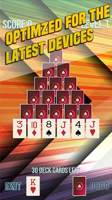 Pyramid Solitaire Supreme Tangkapan skrin 0