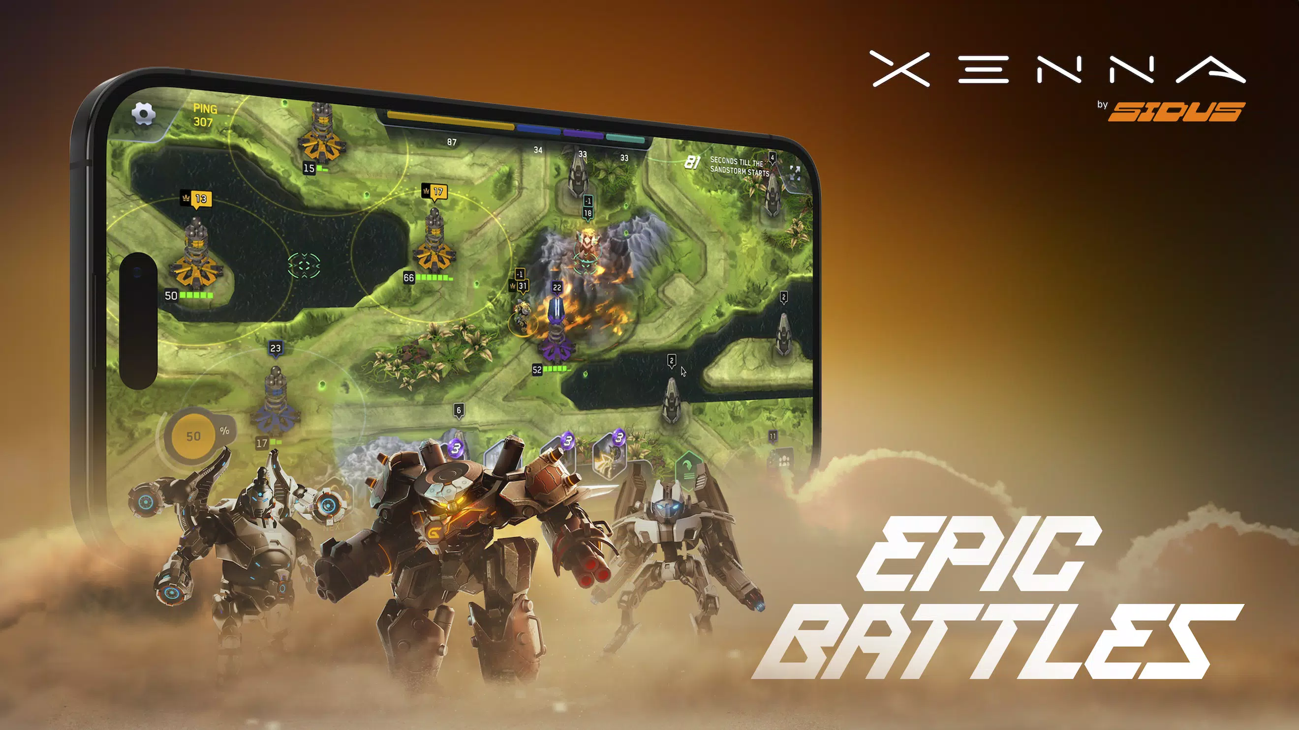 Xenna: Card Battle RTS Screenshot 0