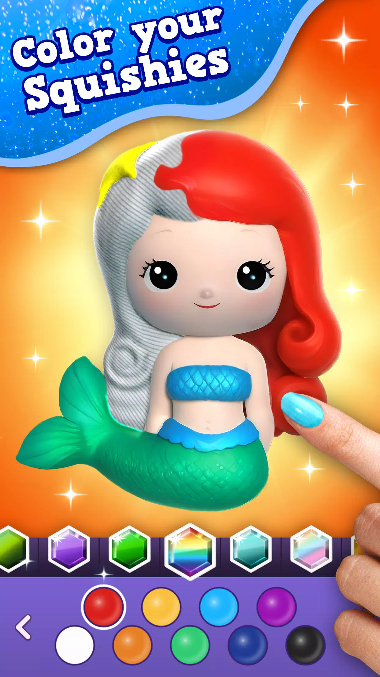 Squishy Magic: Pinte Arte 3D Captura de tela 2