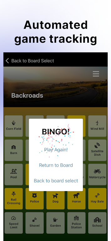 Travel Bingo - Road trip bingo স্ক্রিনশট 2