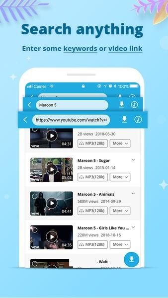 AnyMusic Downloader ဖန်သားပြင်ဓာတ်ပုံ 0