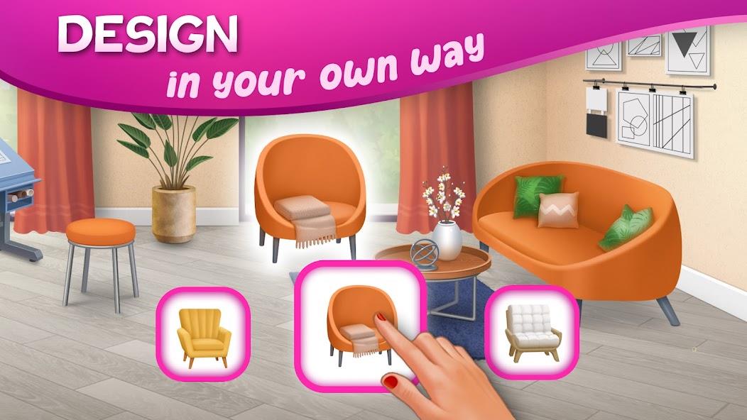 DesignVille: Merge & Story Mod Ảnh chụp màn hình 2