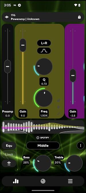 Poweramp Equalizer Captura de tela 0