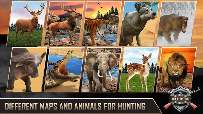 Deer Hunting Simulator Games Ekran Görüntüsü 1