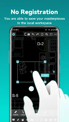 DWG FastView-CAD図面を編集・閲覧するツール スクリーンショット 3