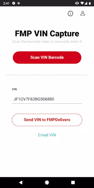 FMP Vin Scan for FMPDelivers by DST Captura de tela 1