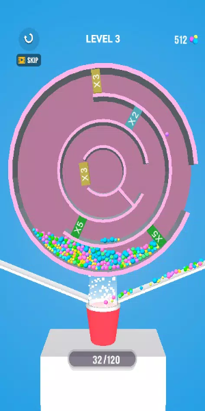 Multi Maze 3D : Spin & Collect ဖန်သားပြင်ဓာတ်ပုံ 0