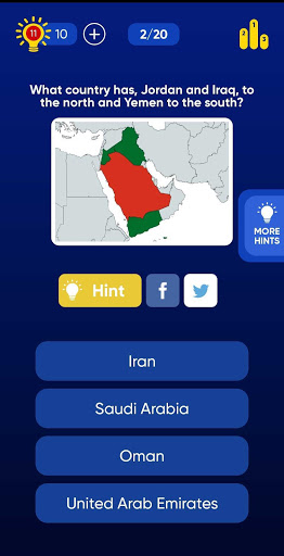 Geo Quiz: World Geography, Maps & Flags Trivia ภาพหน้าจอ 3