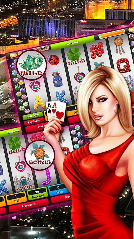 Lucky Vegas Slots - Free Vegas Ảnh chụp màn hình 1
