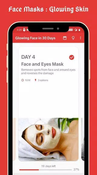 Glowing Face in 30 Days -  NO Captura de tela 3