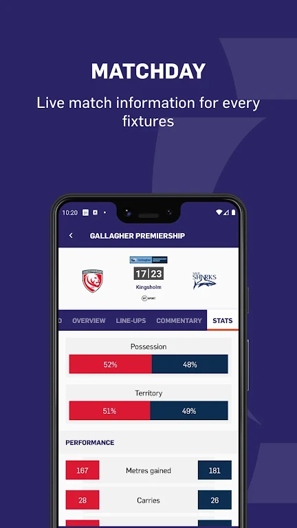 Premiership Rugby Ekran Görüntüsü 2