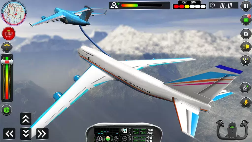 Real Plane Landing Simulator Tangkapan skrin 3