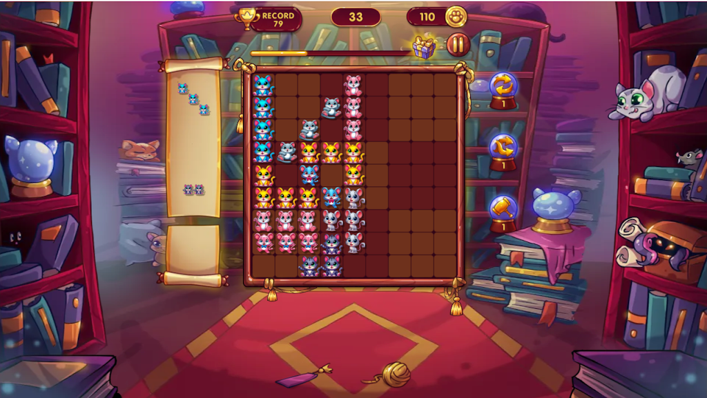 Mouse land block 9x9: Puzzle ဖန်သားပြင်ဓာတ်ပုံ 1