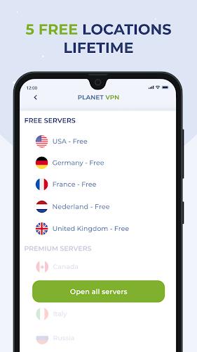 Free VPN Proxy by Planet VPN スクリーンショット 0