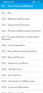 Class 11 Maths NCERT Book ภาพหน้าจอ 0