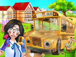 School Cleanup - Cleaning Game स्क्रीनशॉट 0