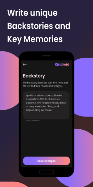 Kindroid: AI Companion Chat Captura de tela 2