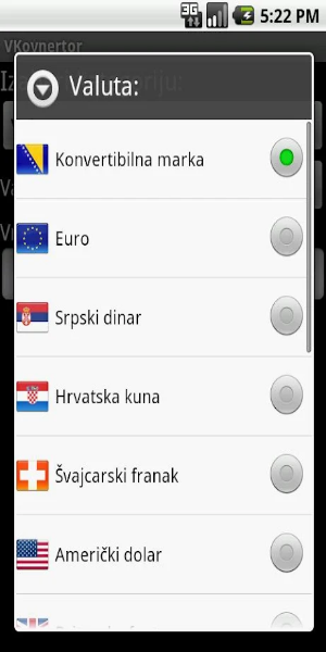 VKonvertor - konvertor valuta Zrzut ekranu 2