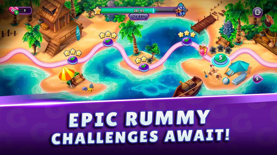 Gin Rummy Super - Card Game 스크린샷 0
