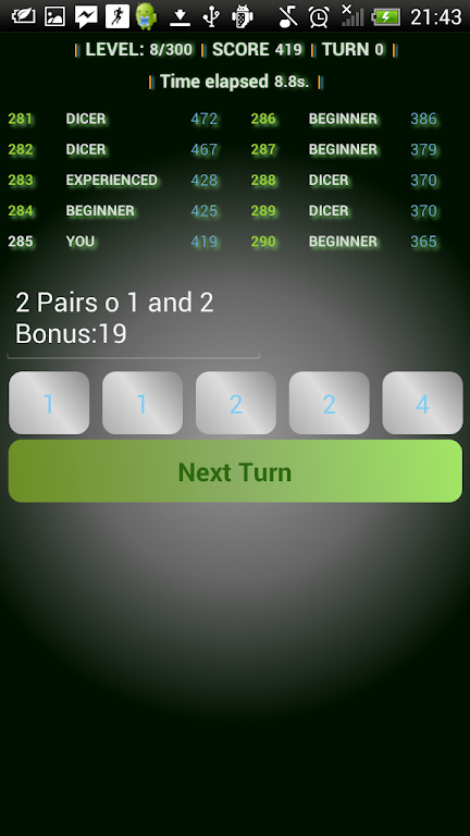 Doms roll dice poker game free 스크린샷 2