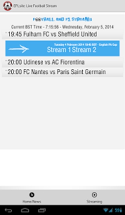 EPLsite: Live Football Stream Captura de pantalla 2