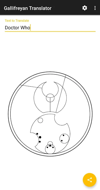 Gallifreyan Translator ဖန်သားပြင်ဓာတ်ပုံ 0