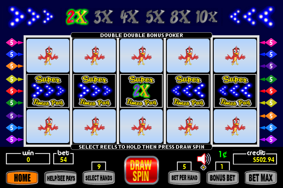 Schermata Super Times Pay Spin Poker - FREE 1