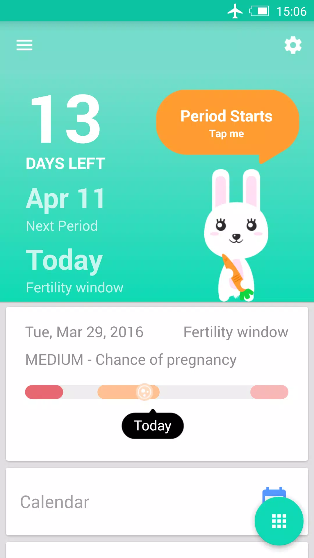 Period Tracker ภาพหน้าจอ 0