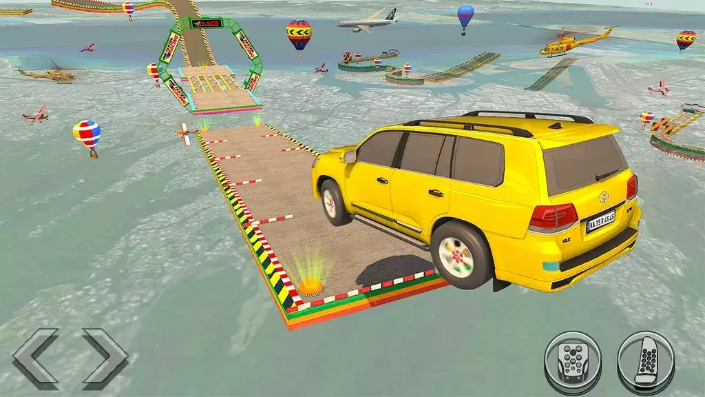 Mega Ramp Car Stunt Racing 3d Captura de tela 1