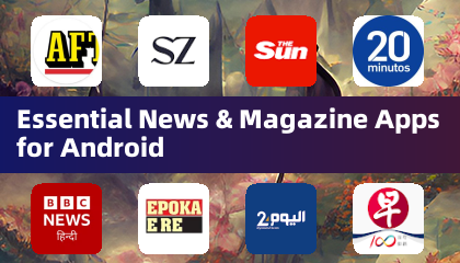 Mahahalagang balita at magazine apps para sa Android