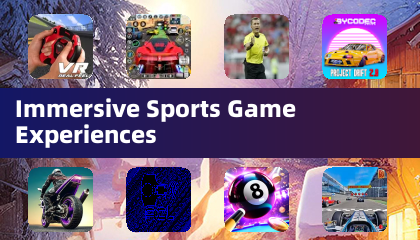 Expériences de jeu de sport immersif