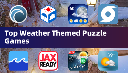 Jeux de puzzle sur le thème de la météo